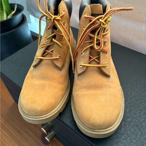 Kids Tan Leather Boots